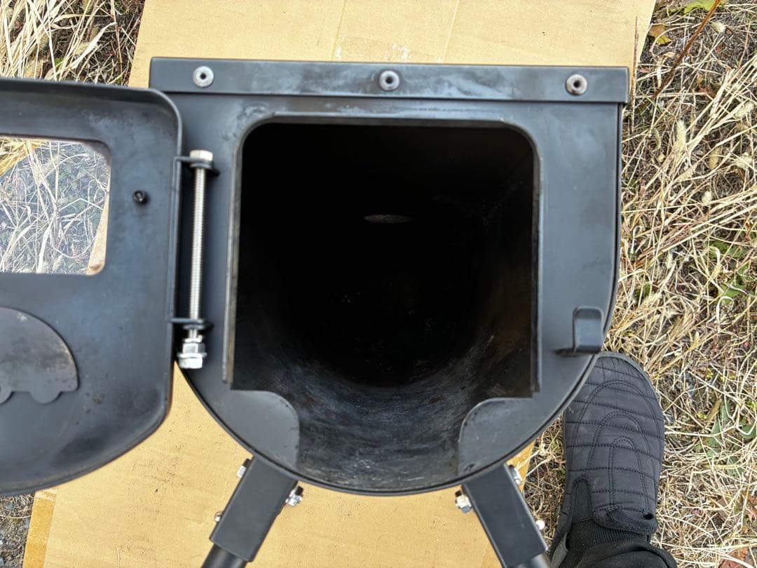 BUNDOK BD-501 薪 ストーブ (延長煙突2本煙突ガード、収納袋付)