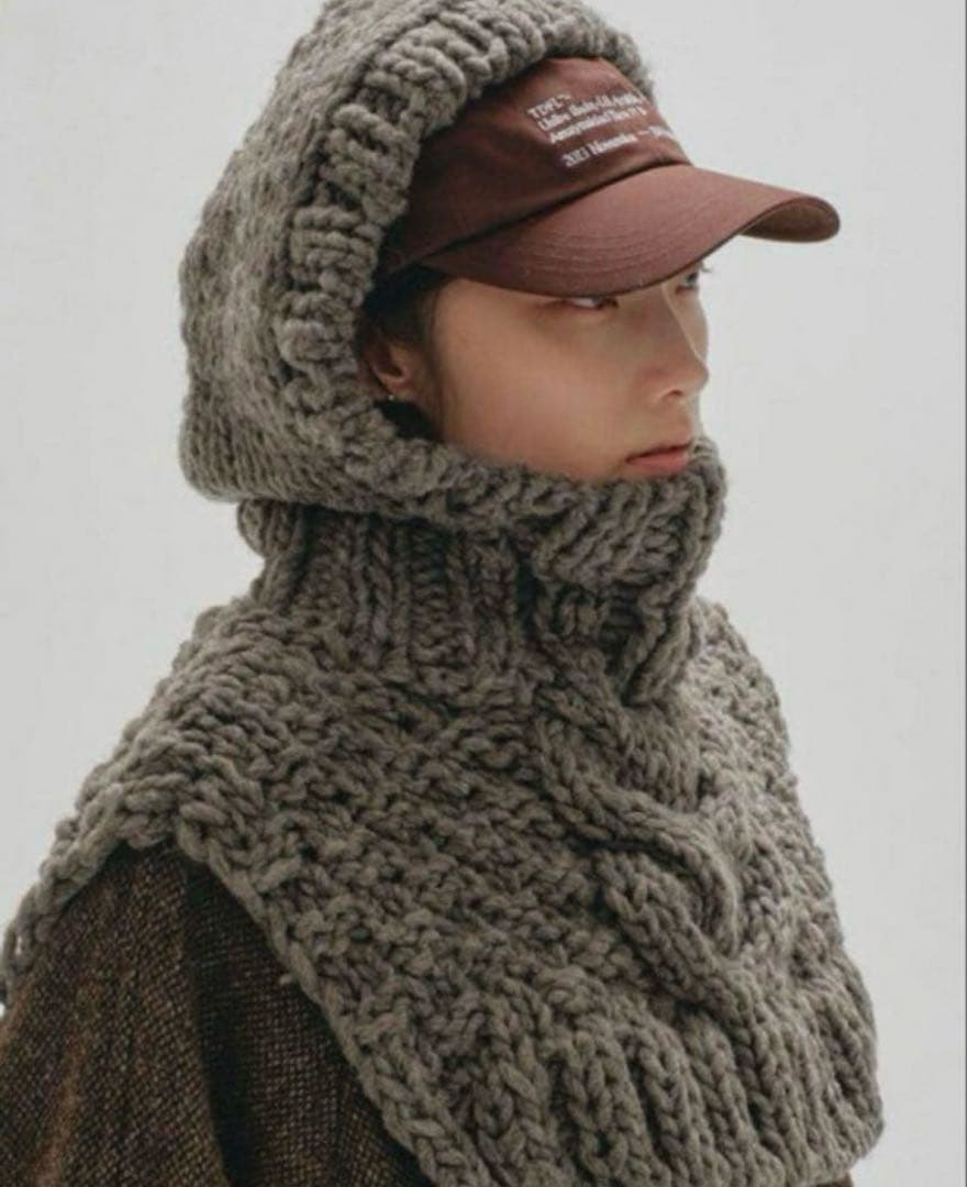 TODAYFUL ハンドニットバラクラバ ニット帽 フード　トゥディフル