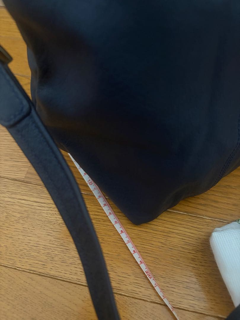 ロンシャン☆キュイール•ルプリアージュオールレザーネイビー