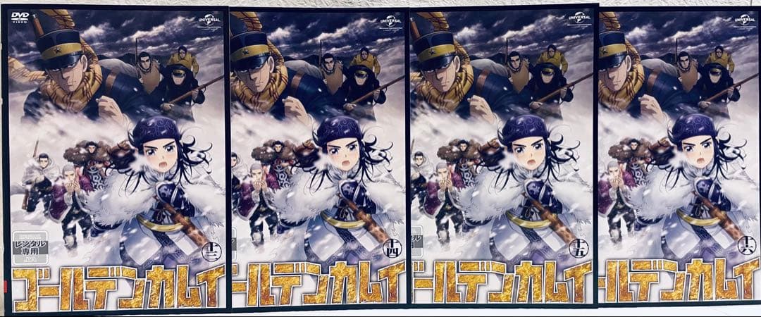 ゴールデンカムイ　【16巻セット】　レンタル版DVD アニメ