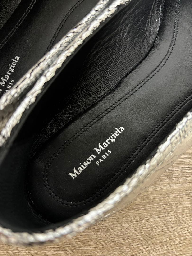 Maison Margiela タビバレエ 37 ブロークンミラー/シルバー