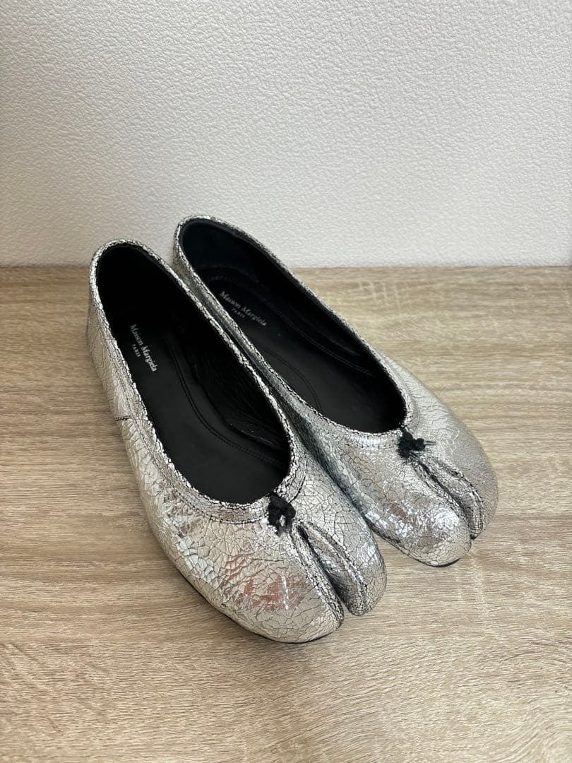 Maison Margiela タビバレエ 37 ブロークンミラー/シルバー