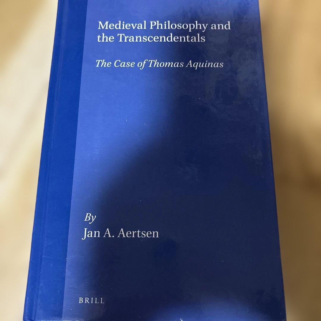 洋書 Medieval Philosophy and Transcendentals