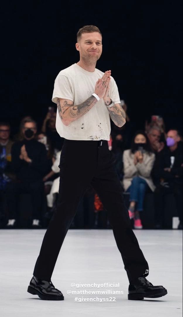 GIVENCHY boots マシュー本人ランウェイ着用