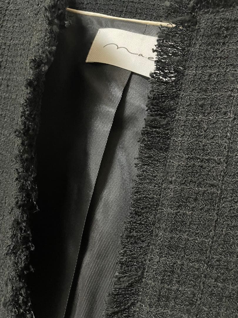 【na.e】　新品未使用　ツイード　ジレ　ベスト