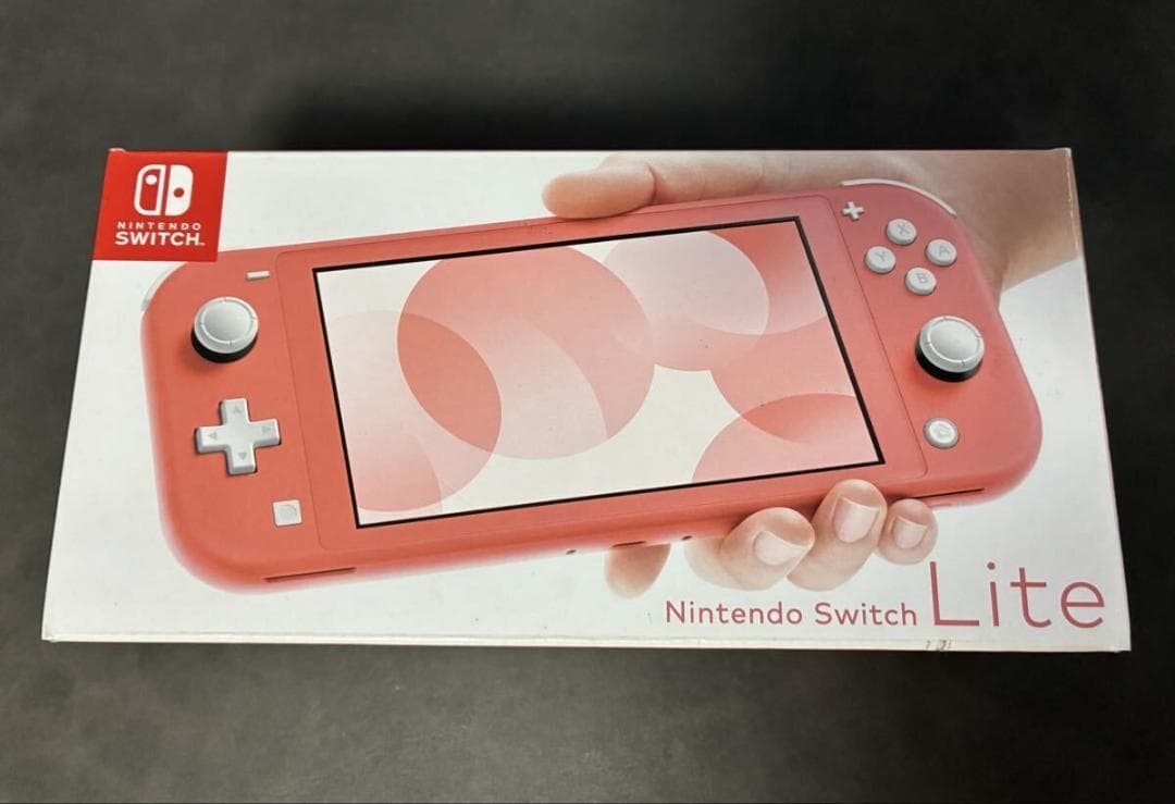 ほぼ新品 Nintendo Switch Lite スイッチライト本体 コーラル
