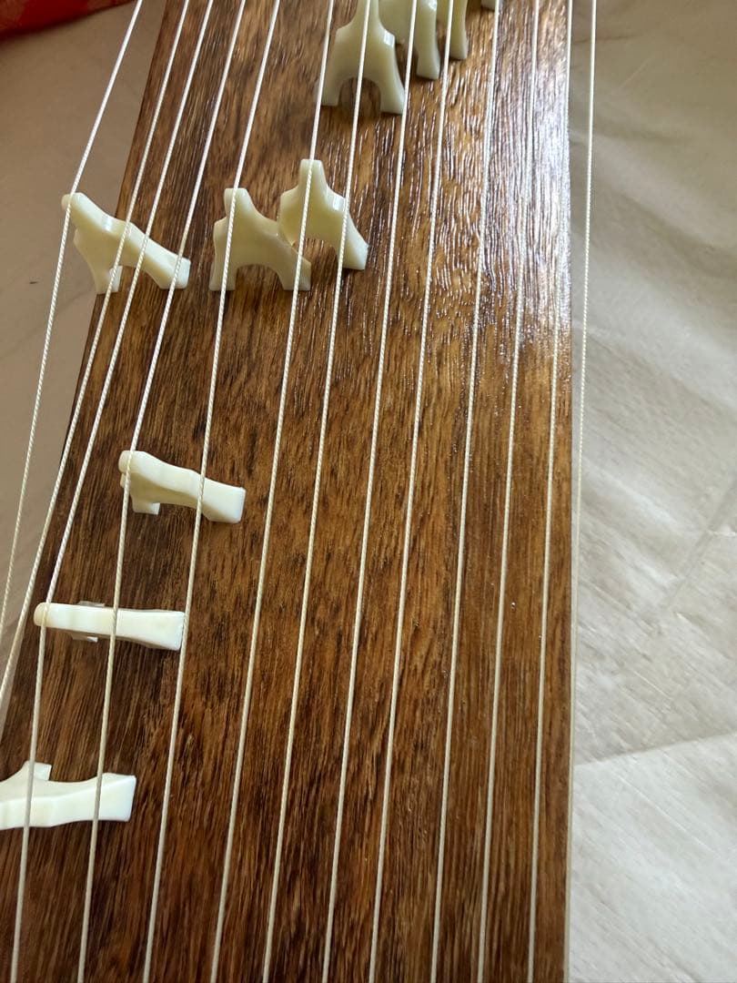 13弦　お琴　和楽器　ミニチュア　レトロ　ミニ琴