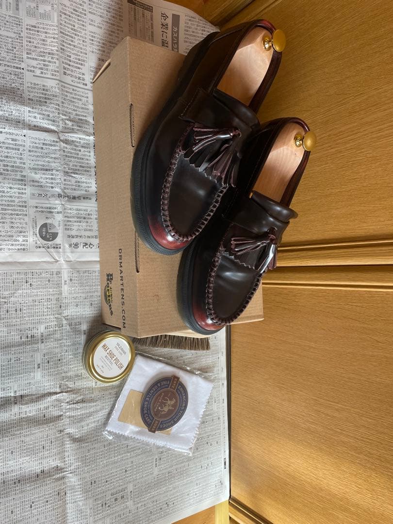ドクターマーチン　Dr. Martens タッセルローファー　チェリーレッド
