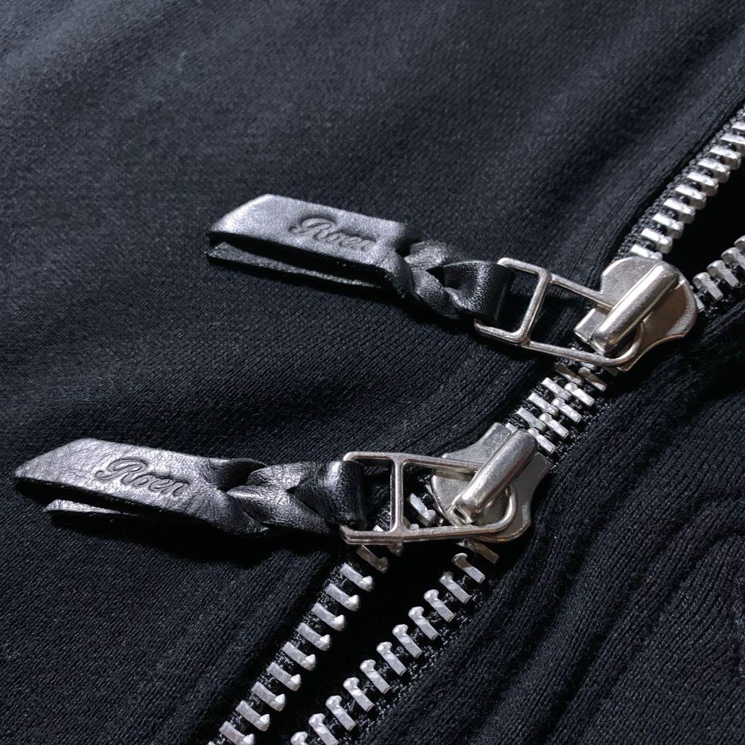 Roen ノースリーブ ロング パーカー ベスト 髑髏 スカル スタッズ Y2K