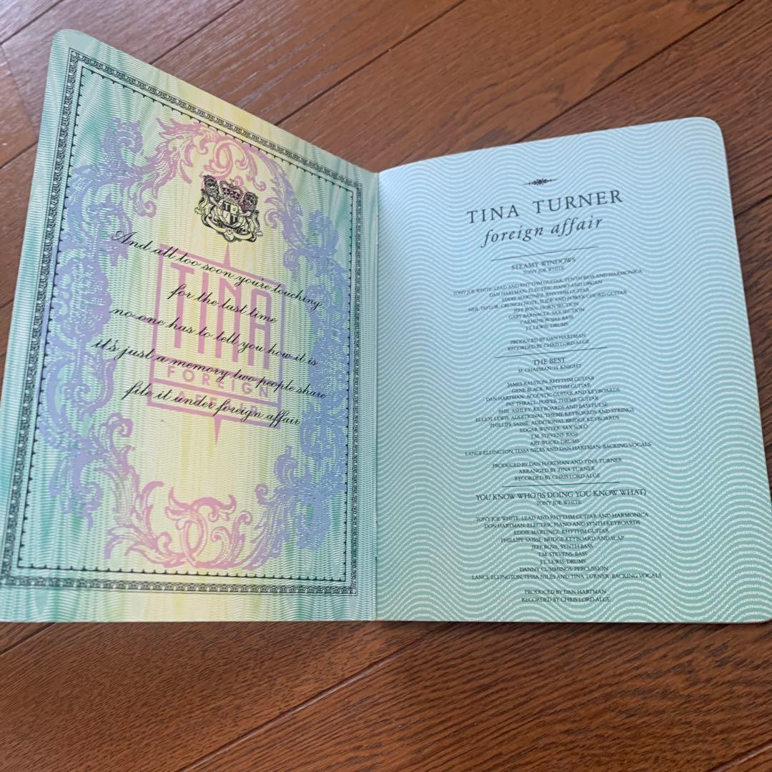 TINA TURNER foreign affair 貴重　限定品　CD