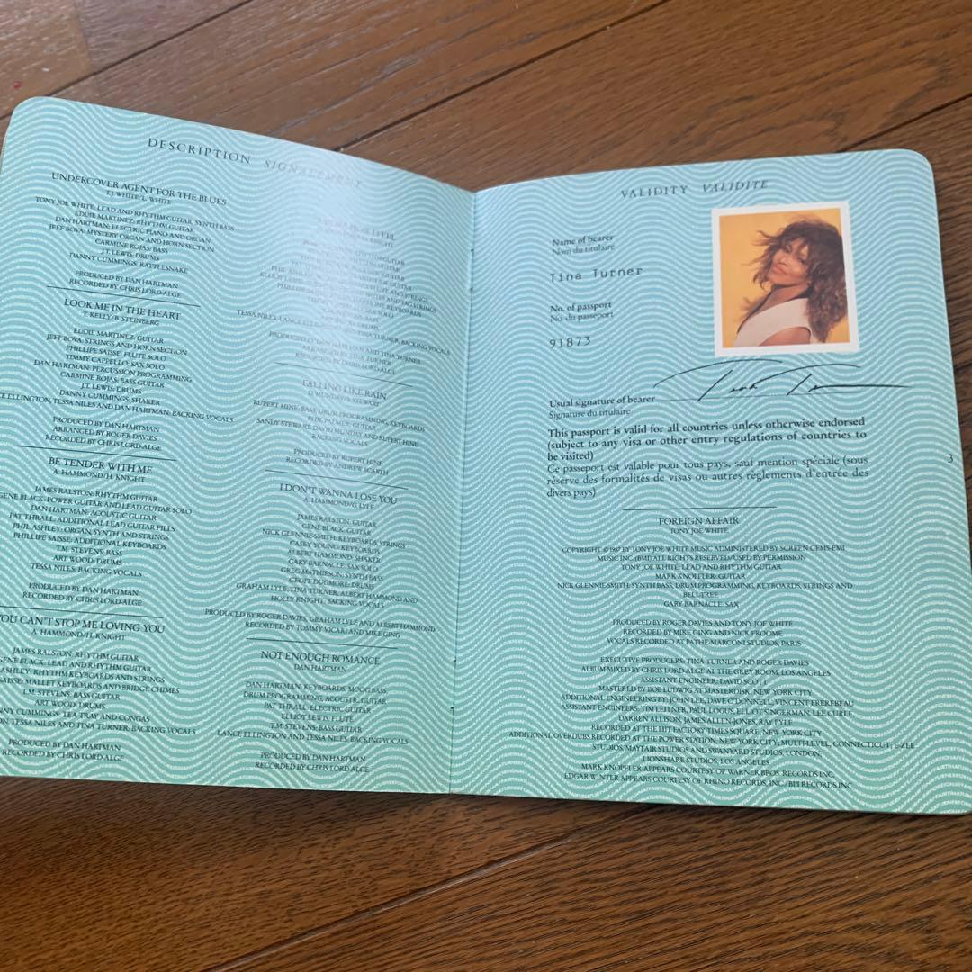 TINA TURNER foreign affair 貴重　限定品　CD