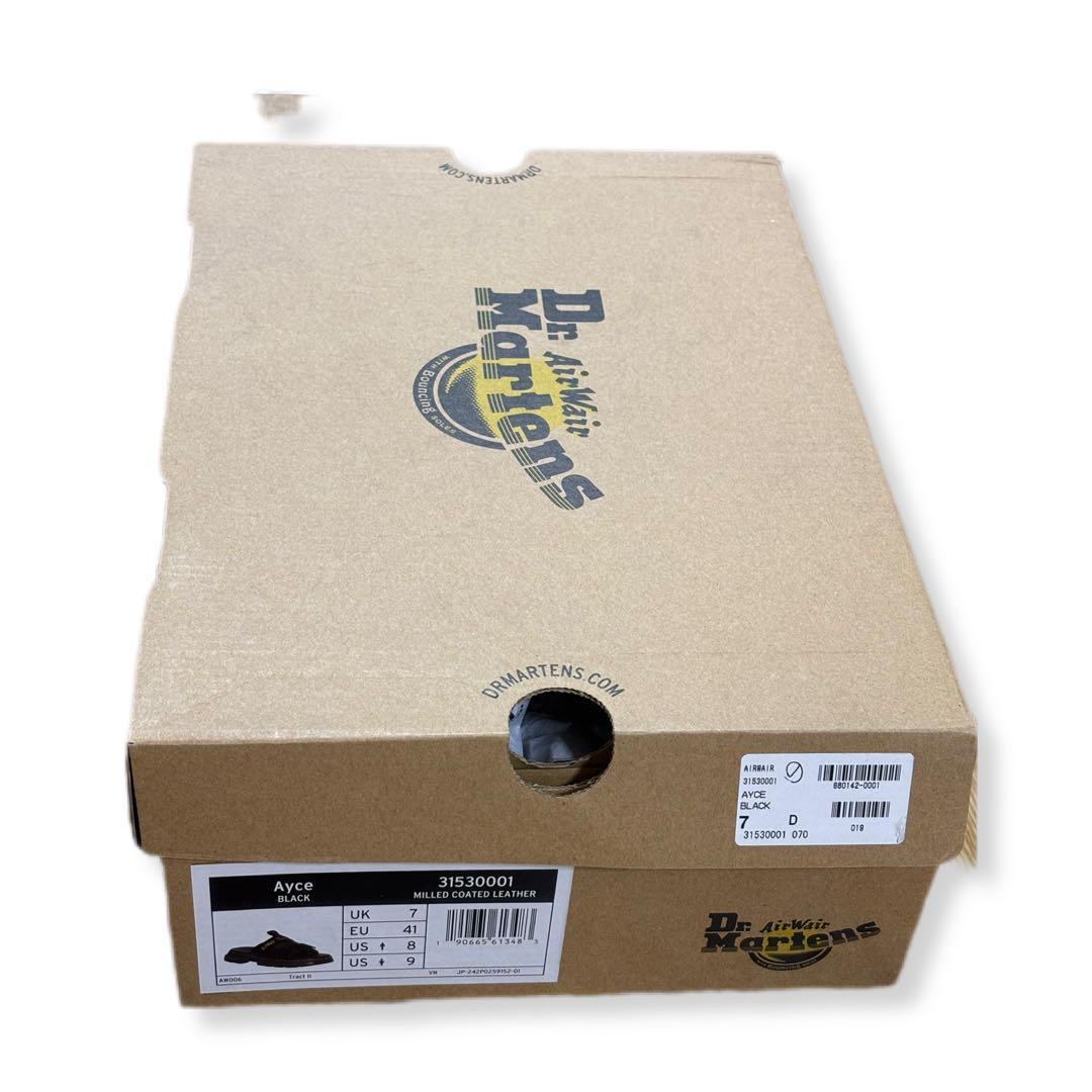 ドクターマーチン サンダル 黒 UK7 JP26 Dr.Martens