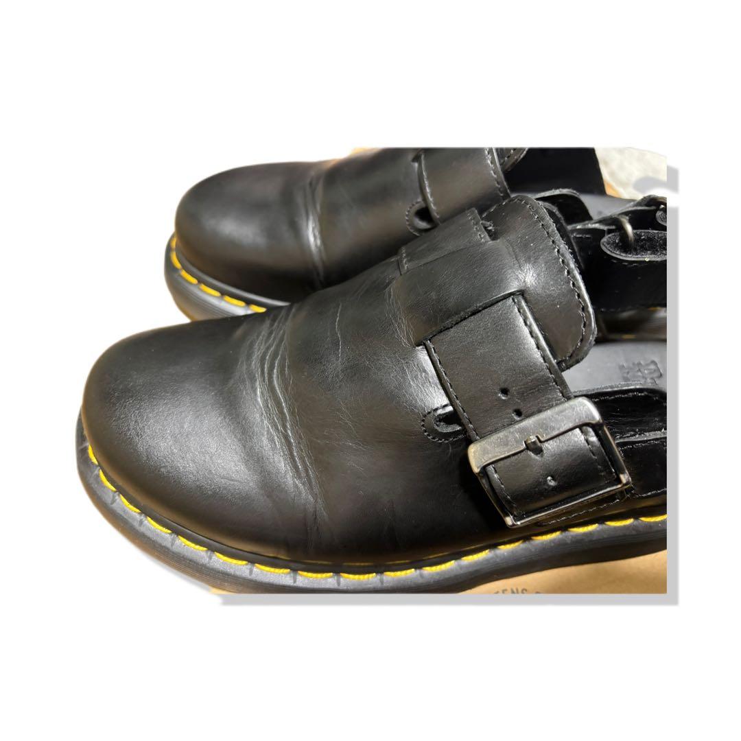 ドクターマーチン サンダル 黒 UK7 JP26 Dr.Martens