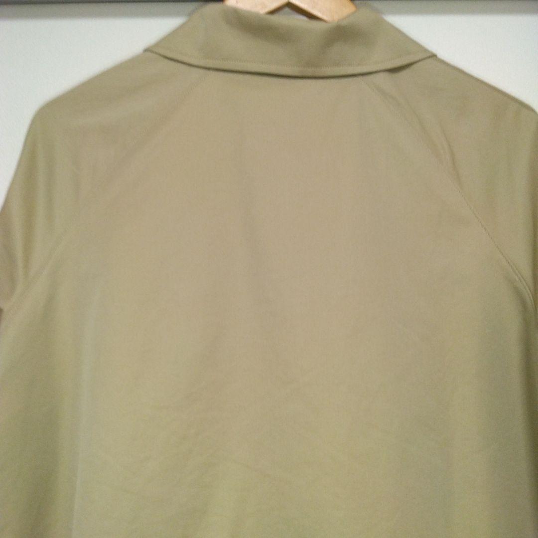 グランマ ママ ドーター コットン ギャバジン ラウンドカラー トレンチコート