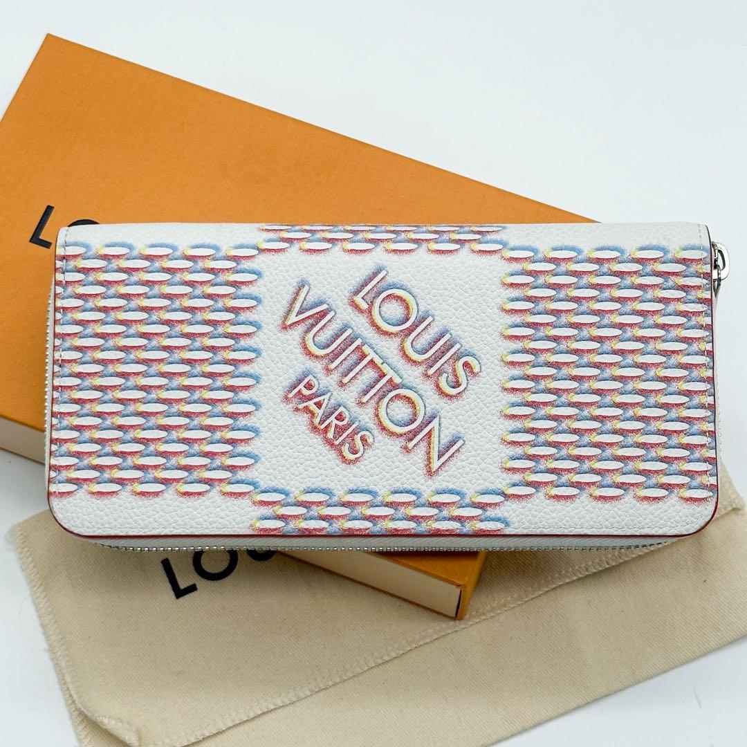 【未使用級・限定品】ジッピーウォレット ヴェルティカル ダミエ スプレー