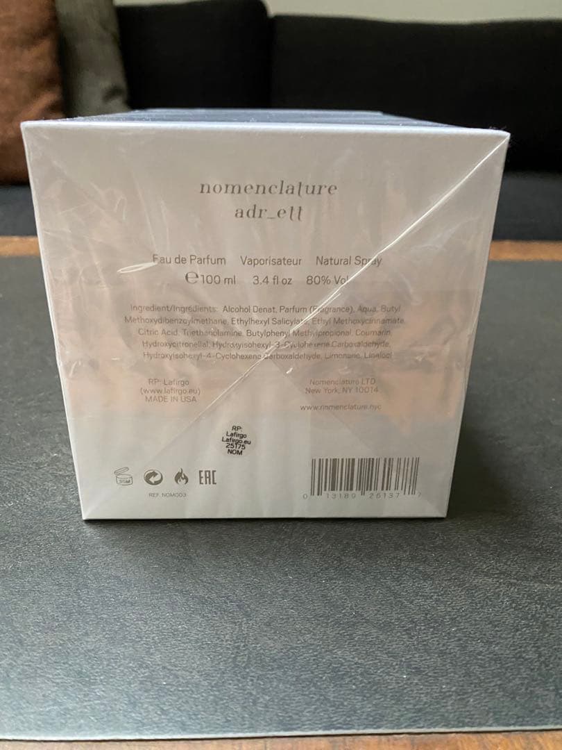 香水(ユニセックス) nomenclature adr-ett 100ml Eau de Parfum