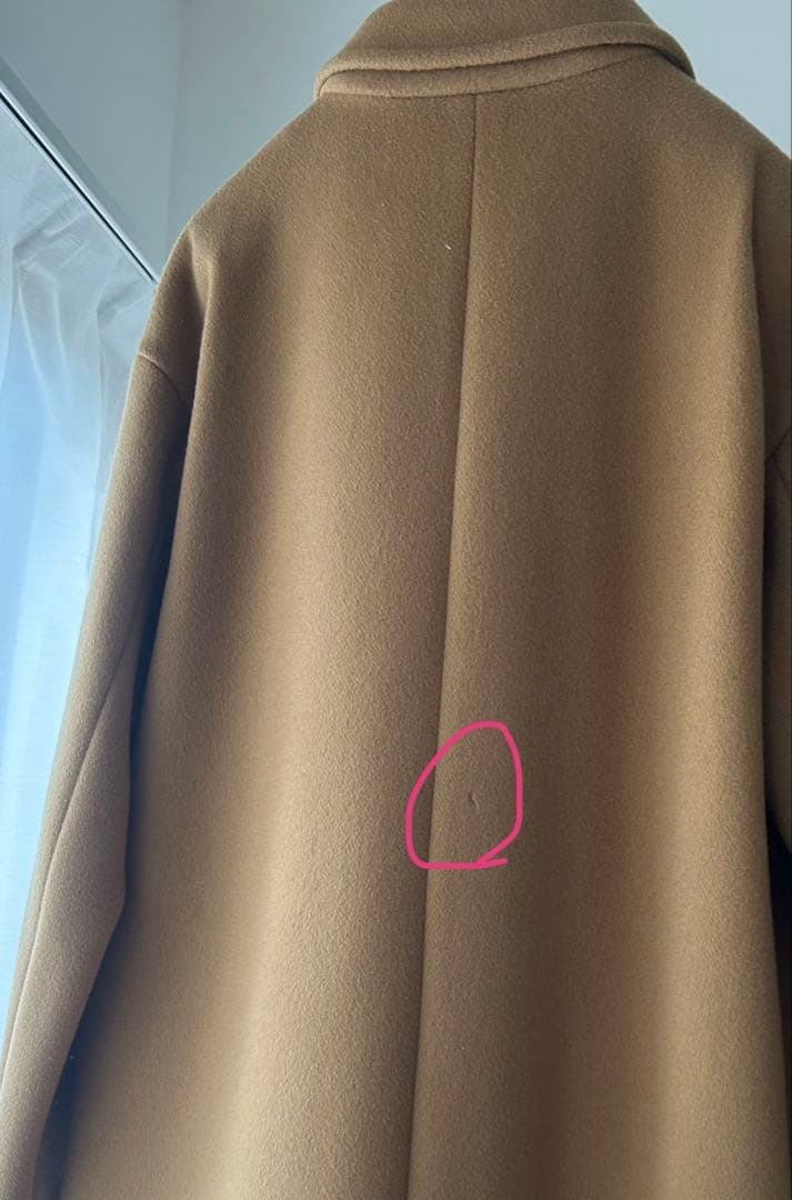 ESTNATION チェスターコート サイズ38 キャメル色