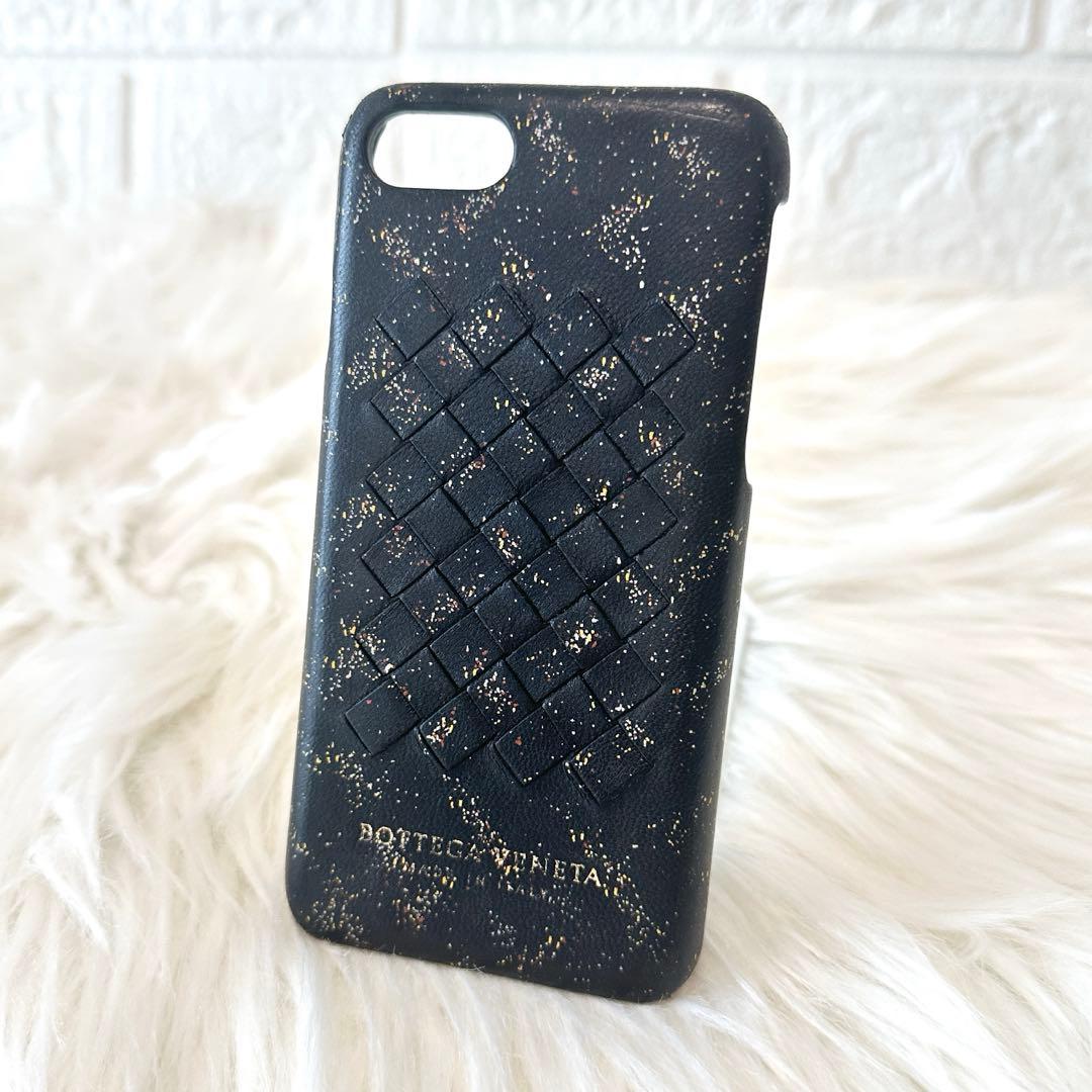極美品✨希少 ボッテガヴェネタ イントレチャート スマホケース iPhoneSE