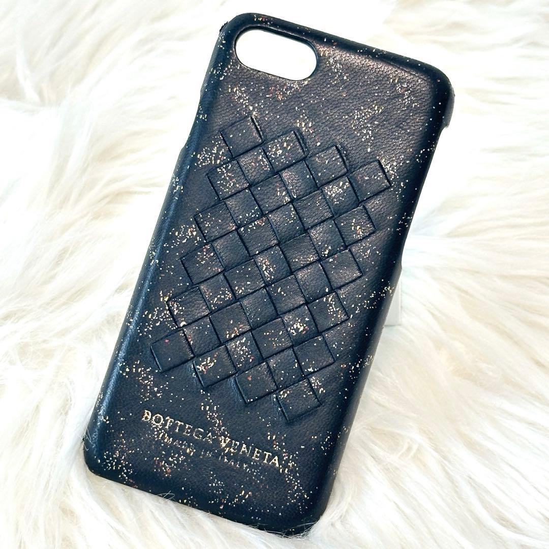 極美品✨希少 ボッテガヴェネタ イントレチャート スマホケース iPhoneSE