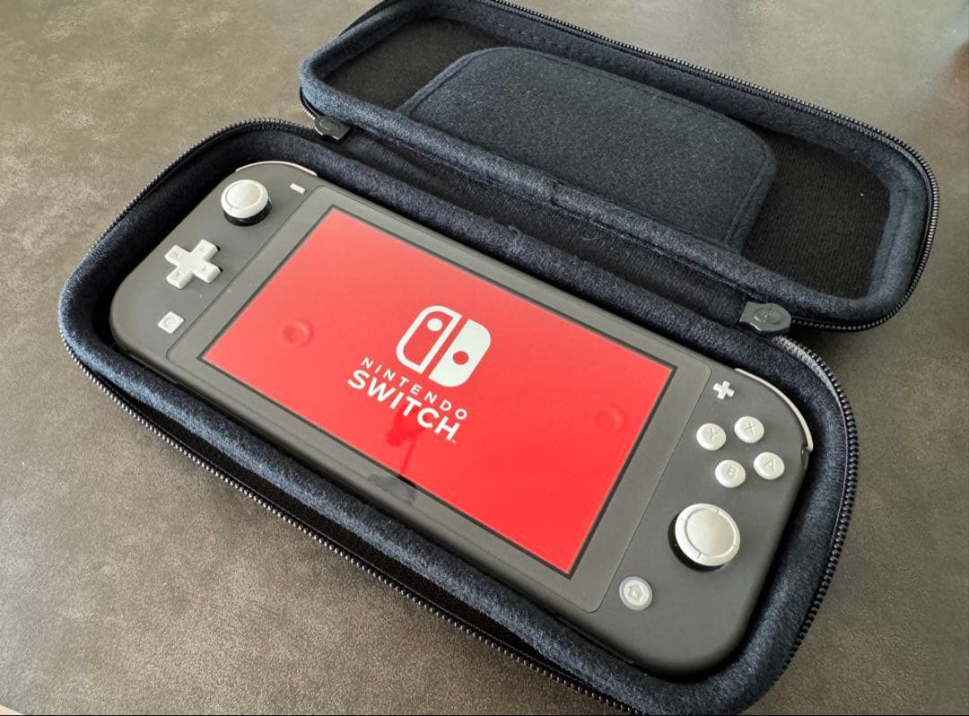 Nintendo Switch Lite グレー ケース付き