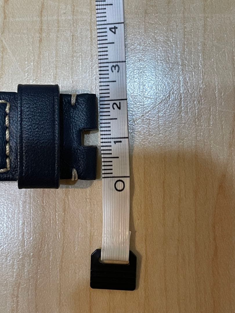 パネライ✴︎レザーベルト青カーフ