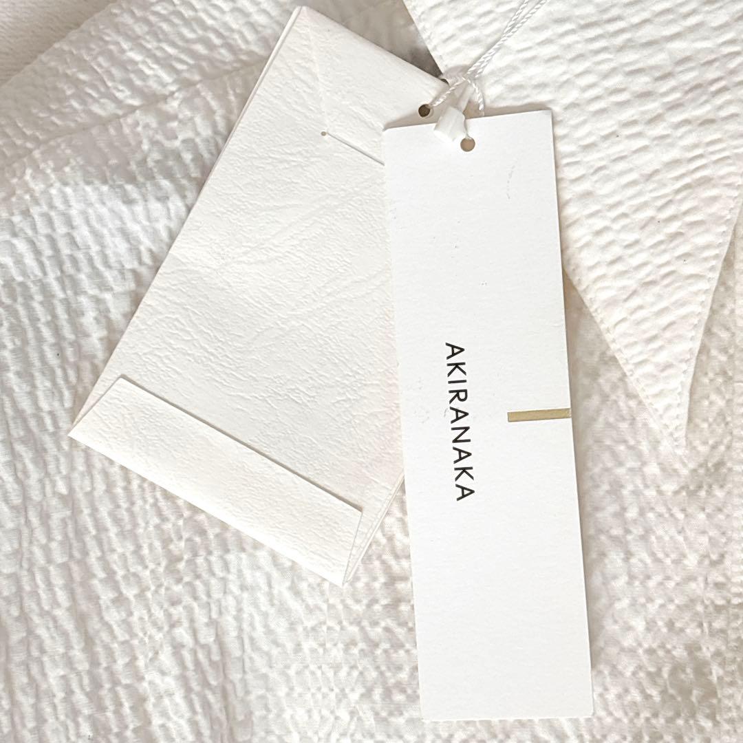 AKIRANAKA アキラナカ ロングシャツワンピース 白 日本製 2 M 美品