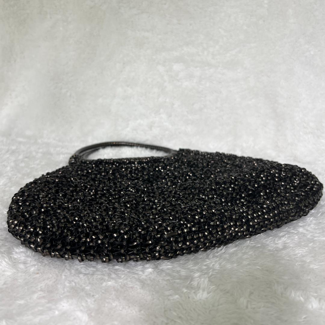 《希少》アンテプリマ ワイヤーバッグ メタリックブラック