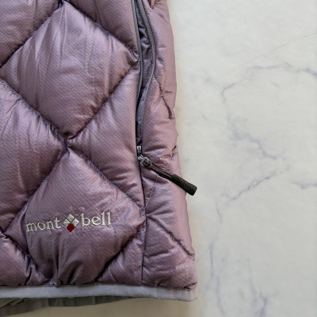 極美品 モンベル 秋冬 800フィルパワー ライトアルパインダウンベスト L