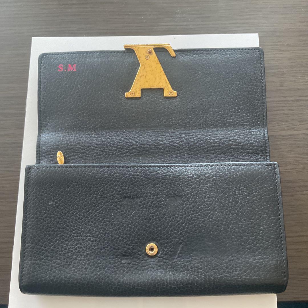 そら　ルイヴィトン トリヨン ポルトフォイユ カプシーヌ 長財布