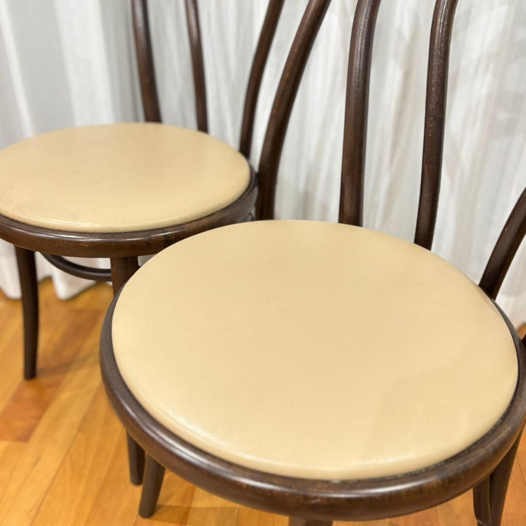 【希少チェコ製✨】ベントウッドチェア 2脚セット 曲げ木 名作デザイン
