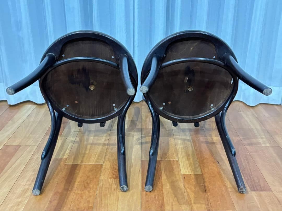 【希少チェコ製✨】ベントウッドチェア 2脚セット 曲げ木 名作デザイン