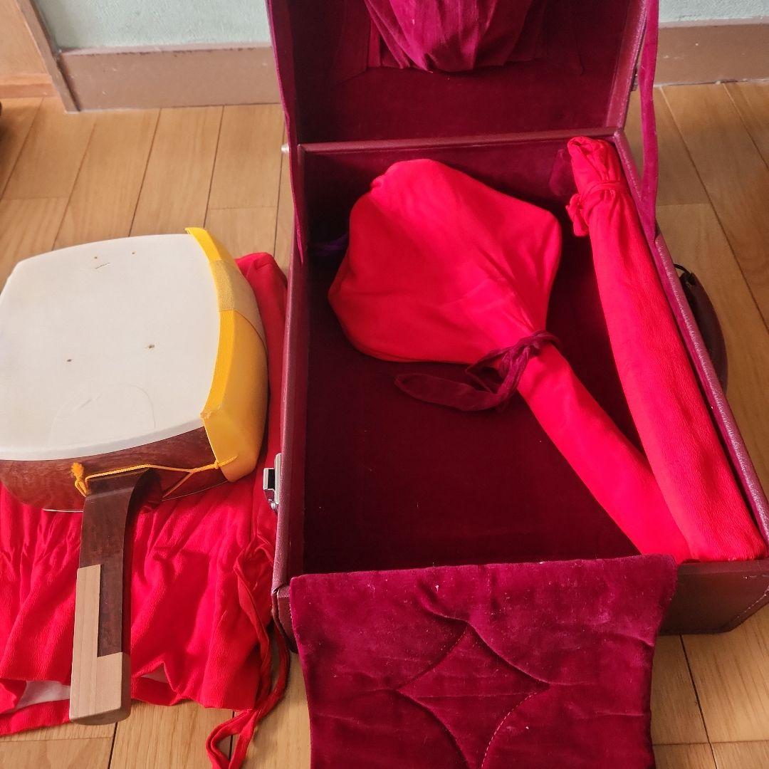 三味線　本体とコンパクトケース　長唄