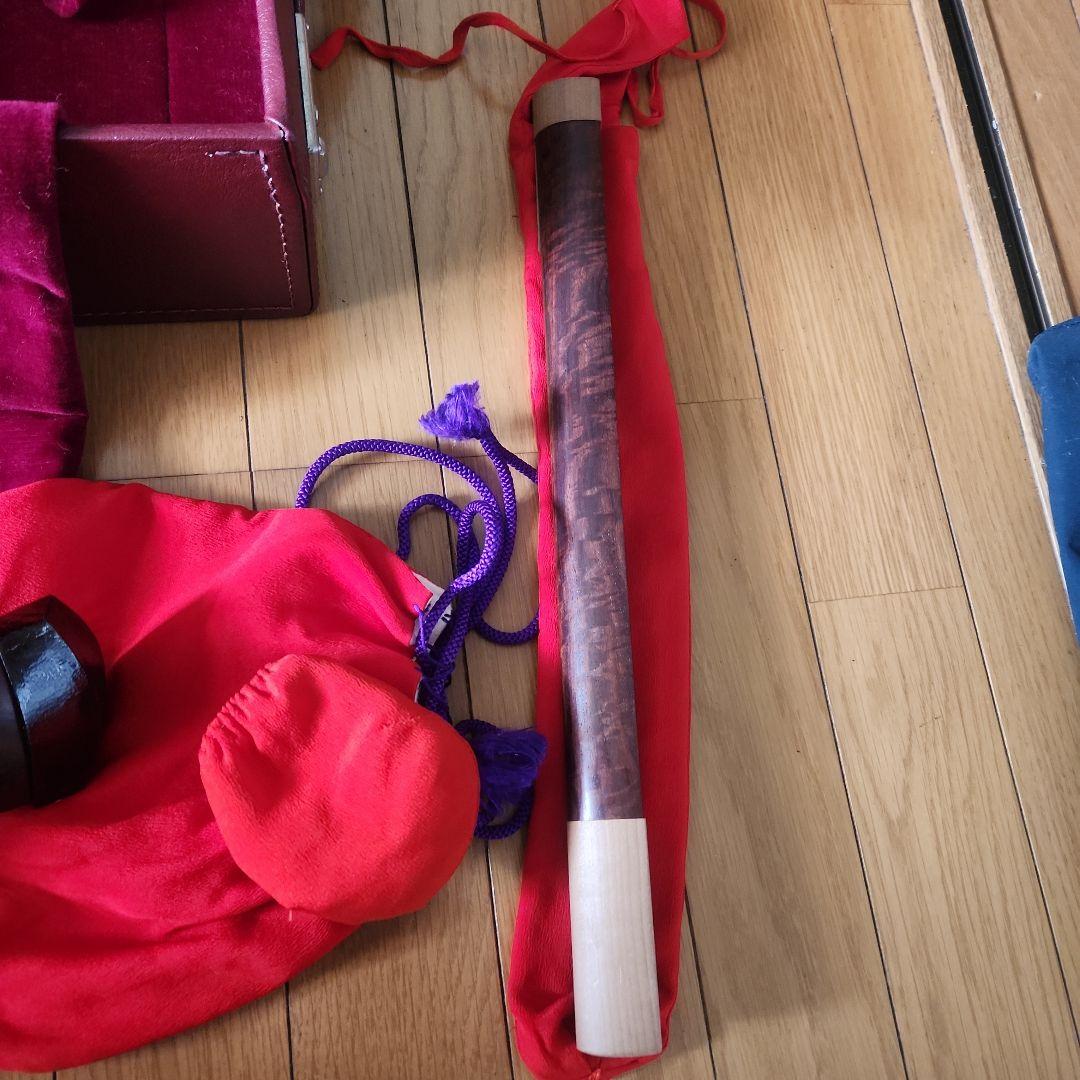 三味線　本体とコンパクトケース　長唄