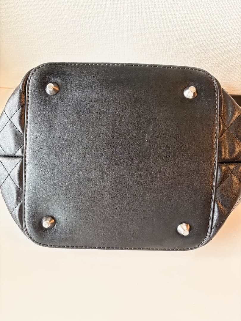 Darich DDキルティングハンドルバッグ BLACK ノベルティ