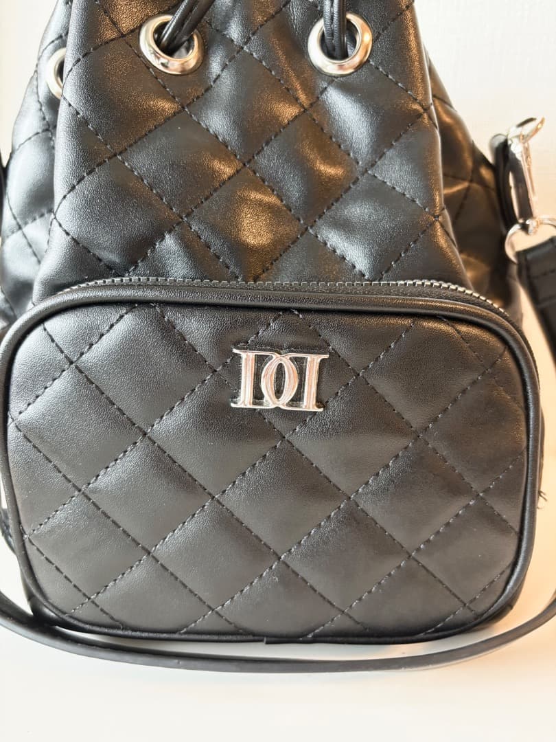 Darich DDキルティングハンドルバッグ BLACK ノベルティ