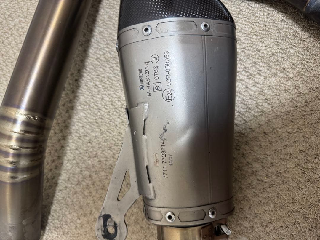  S1000RR Akrapovicチタンフルエキ 2010〜2018