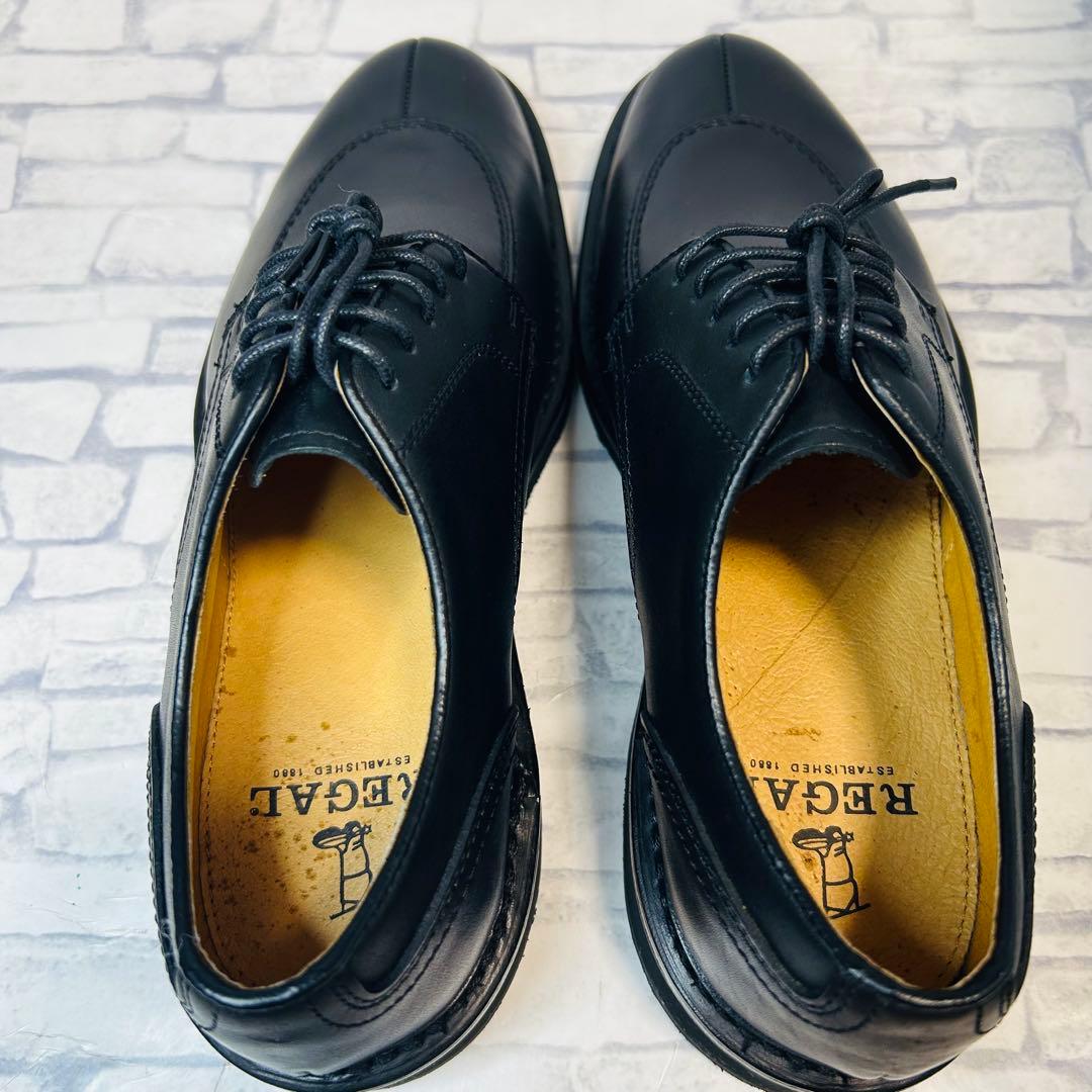 新古品 REGAL リーガル JV56 Uチップ ブラック 24.5cm