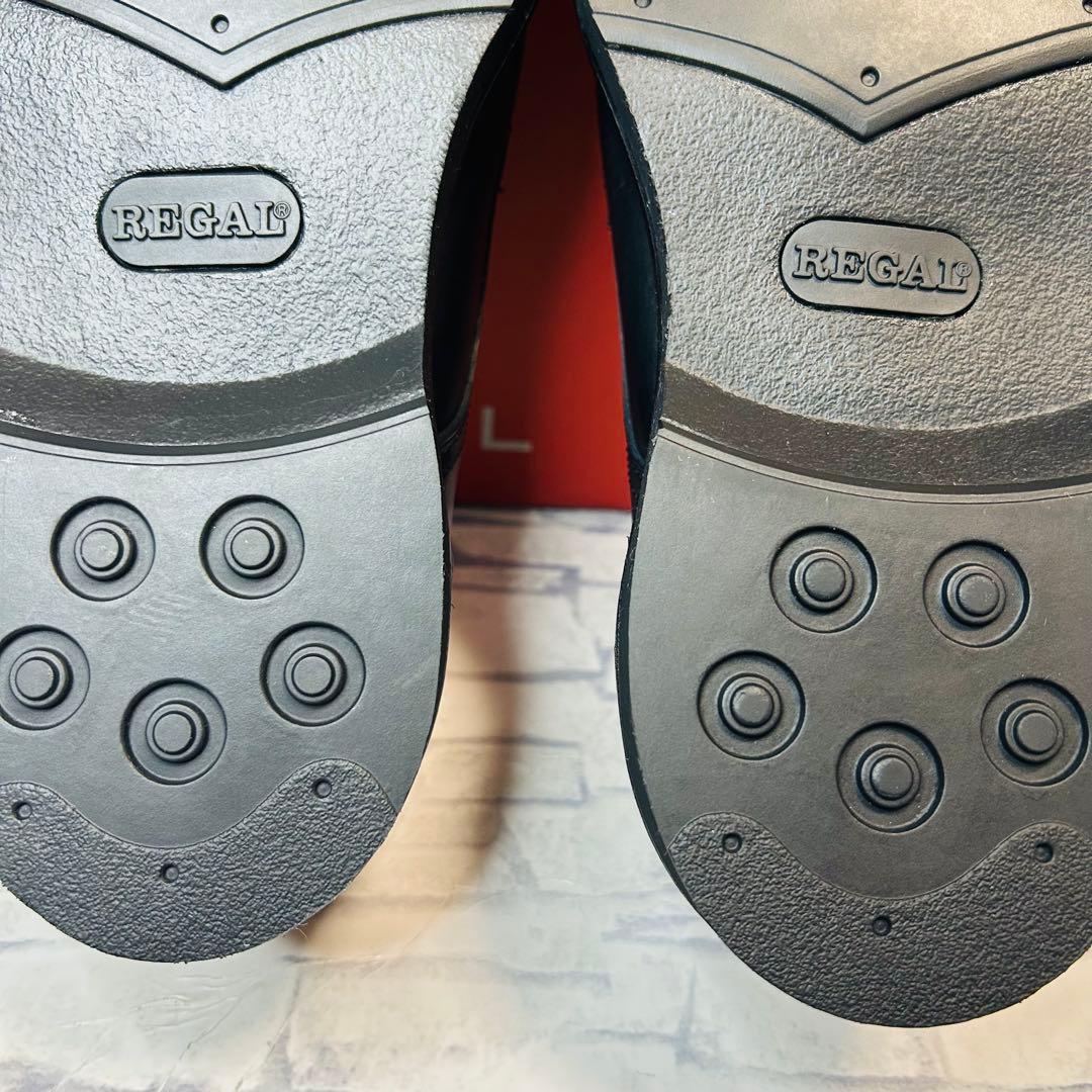 新古品 REGAL リーガル JV56 Uチップ ブラック 24.5cm