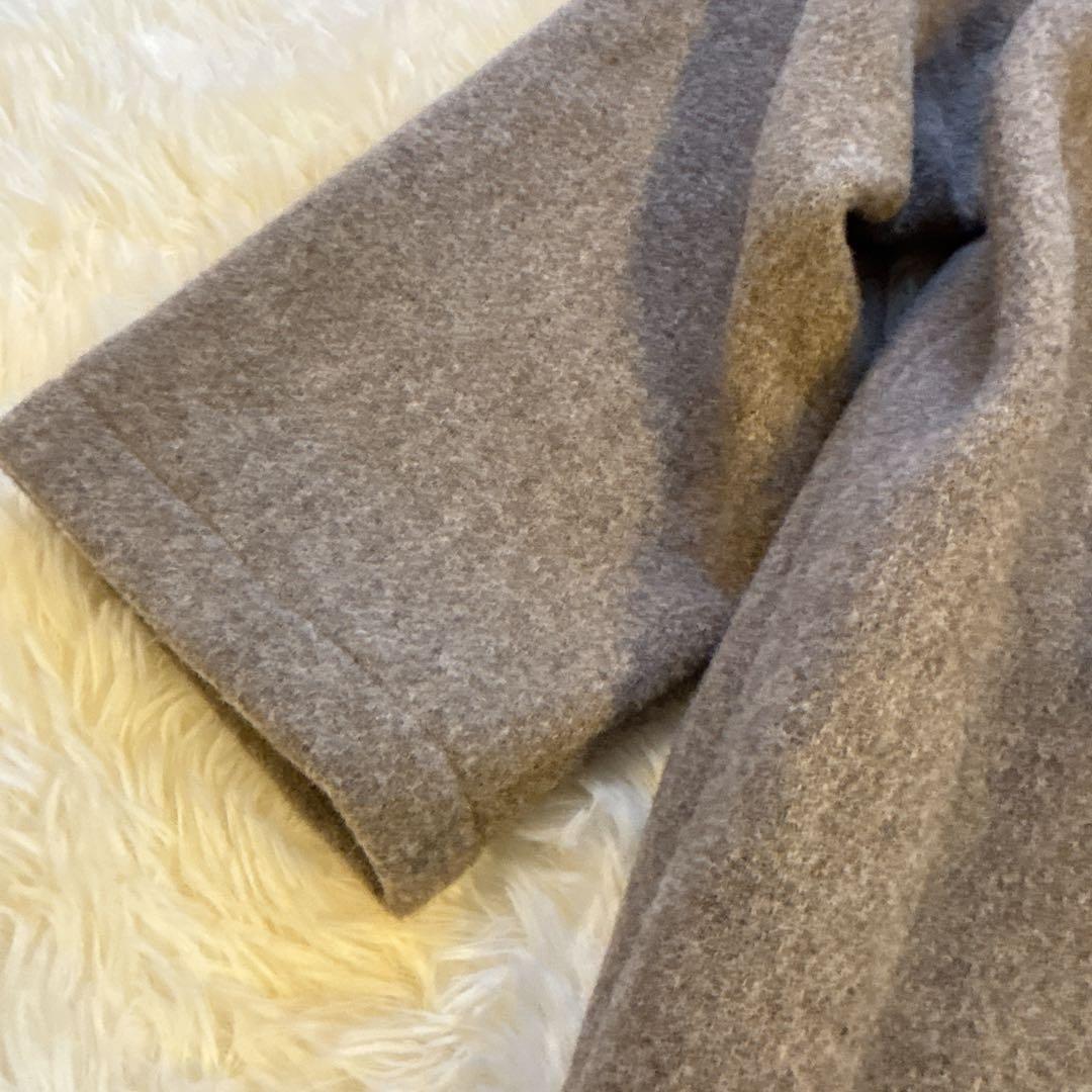 【極美品】DANTON ウール ライト パイル ステンカラー ロングコート