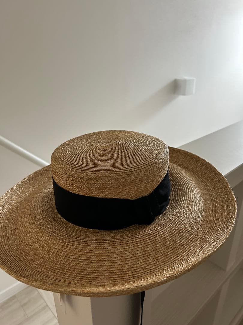 mia_hat_and_accessory カンカン帽　ラフィア　麦わら