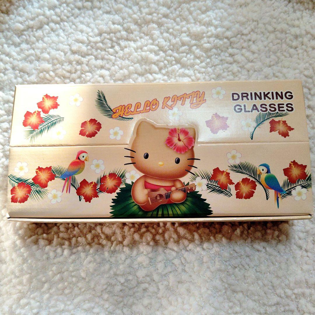 2002年製ハワイ限定超貴重Hello Kitty ドリンクグラス 4個セット