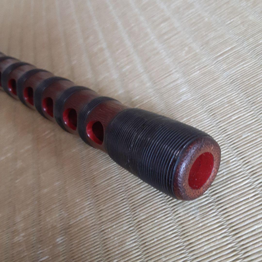 雅楽　龍笛　煤竹　樺巻き