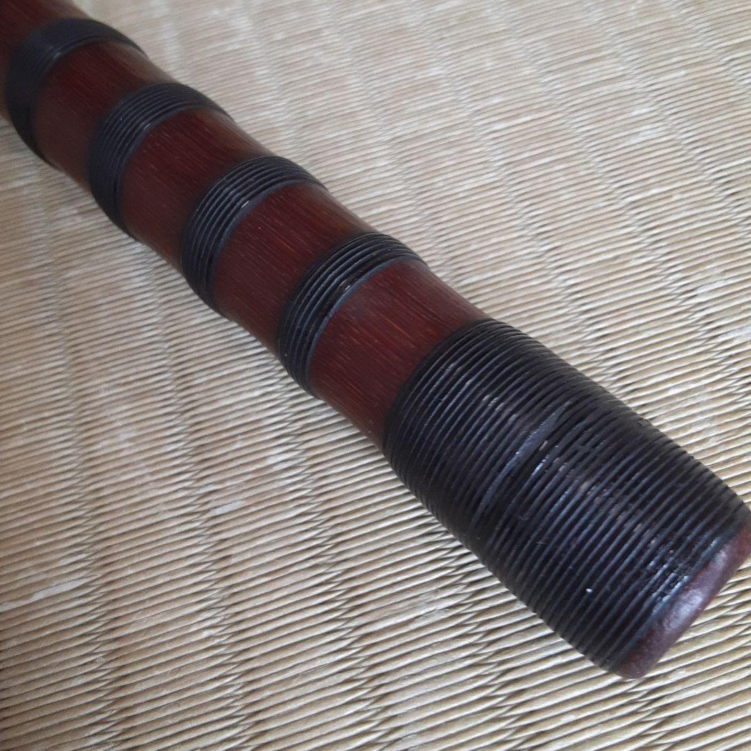 雅楽　龍笛　煤竹　樺巻き