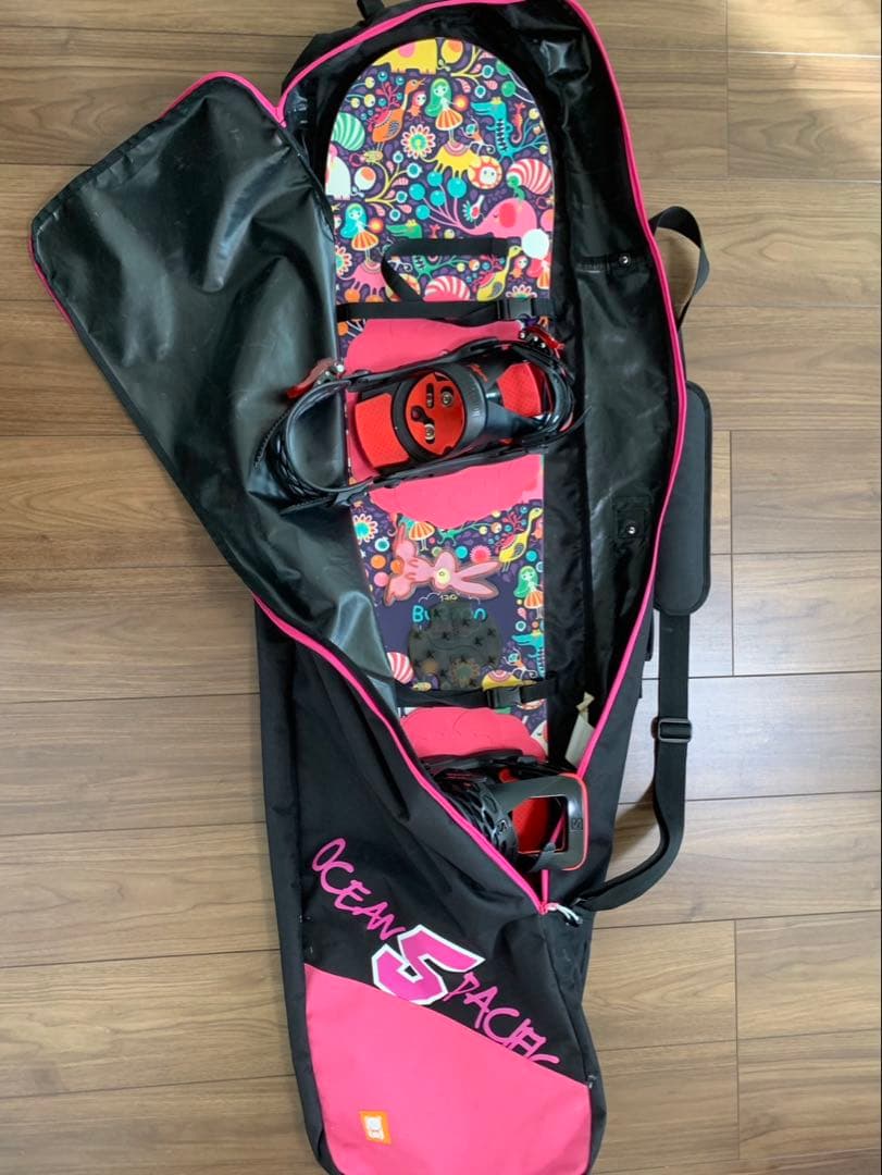 【セット売り】Burton ボード チクレット バインディング ブーツ ケース