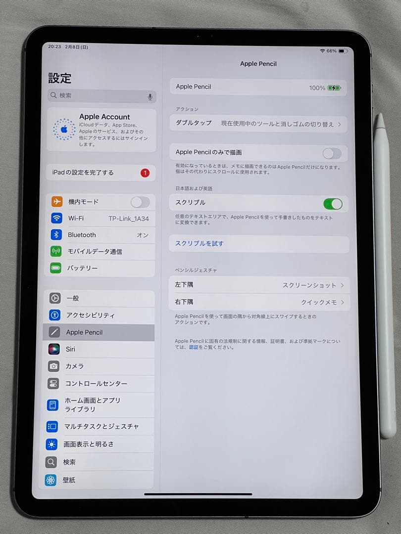 iPad Pro 11インチ 第二世代 128GB Wifi+Cellular