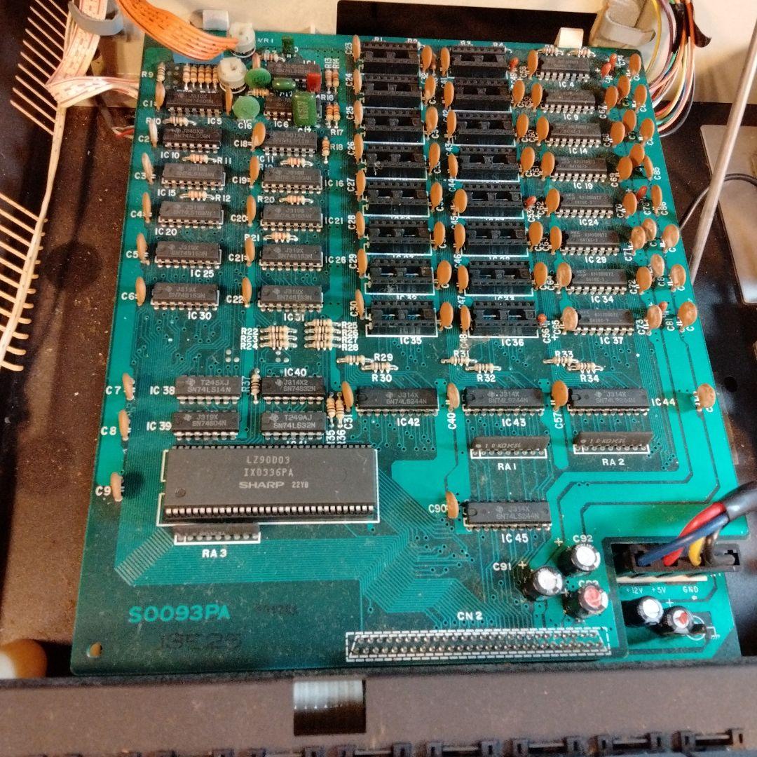 SHARP MZ-2000 BASICテープ 通電確認 詳細未チェック ジャンク