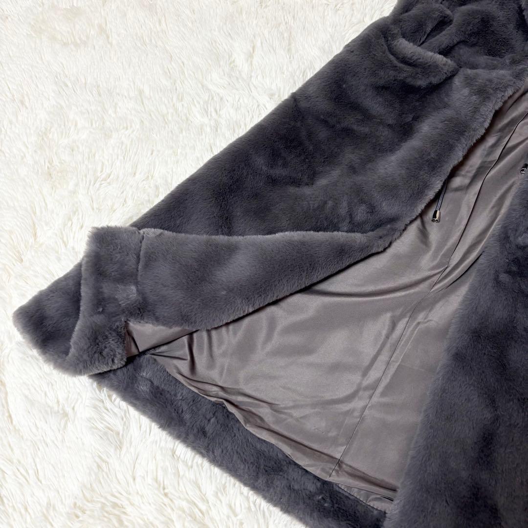 未使用級✨カワイイ CAWAII 憧れの ファーベスト グレー