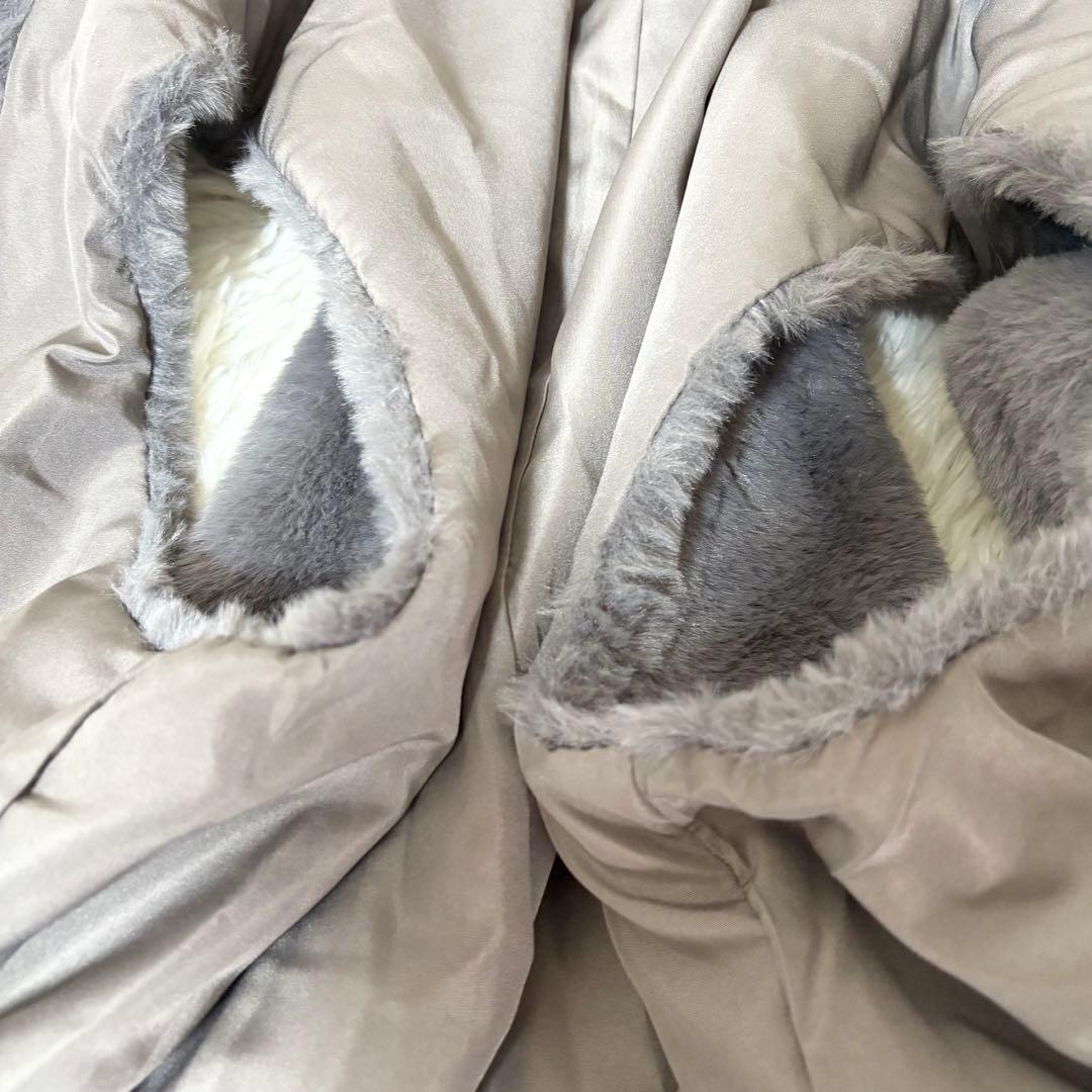 未使用級✨カワイイ CAWAII 憧れの ファーベスト グレー