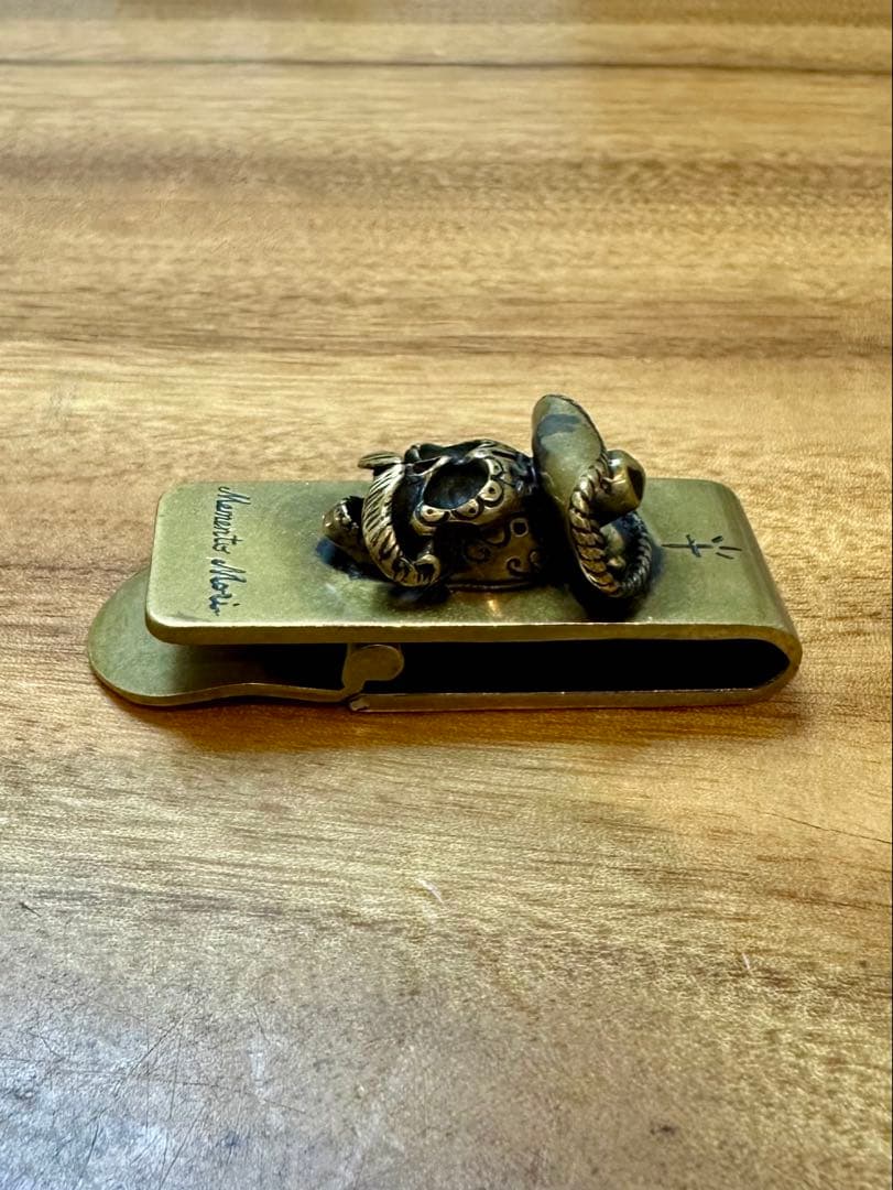 【galcia】　希少　ガルシアマネークリップ　スカル