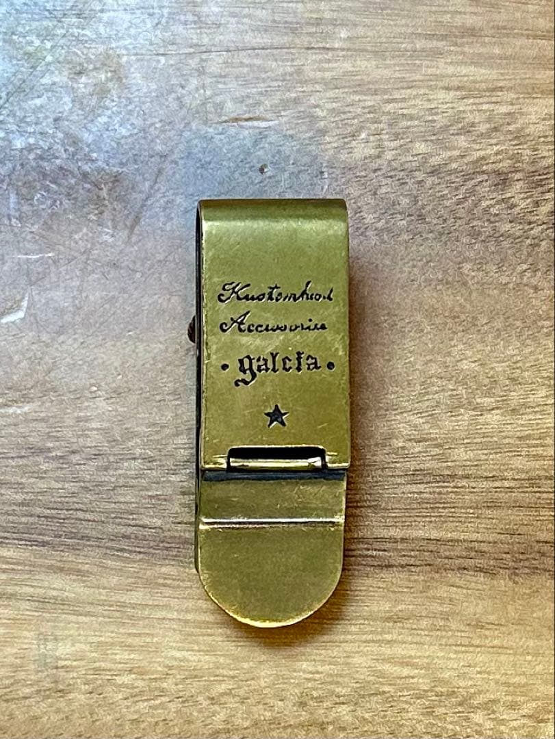 【galcia】　希少　ガルシアマネークリップ　スカル